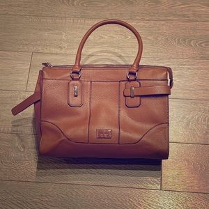 Guess Brown Leather Purse Handbag